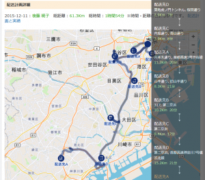  | 配送計画実績